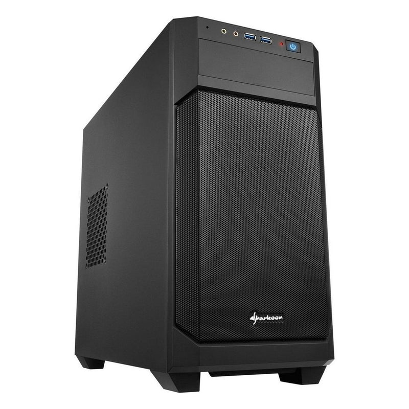 Sharkoon PC Case MATX V1000 USB 3.0 2 Fans 120MM Black