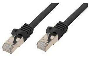 Shiverpeaks RJ45 Network Cable S FTP, CAT.7 Lszh 0,25M Black — image 1