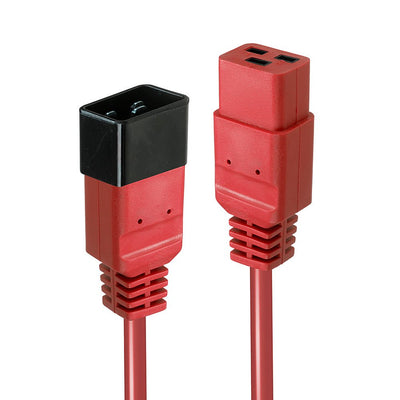 Lindy Cable Alargador Power C20 C19, 1 Tape Measure Red Cables Dispositivos Fríos 30123 — image 1