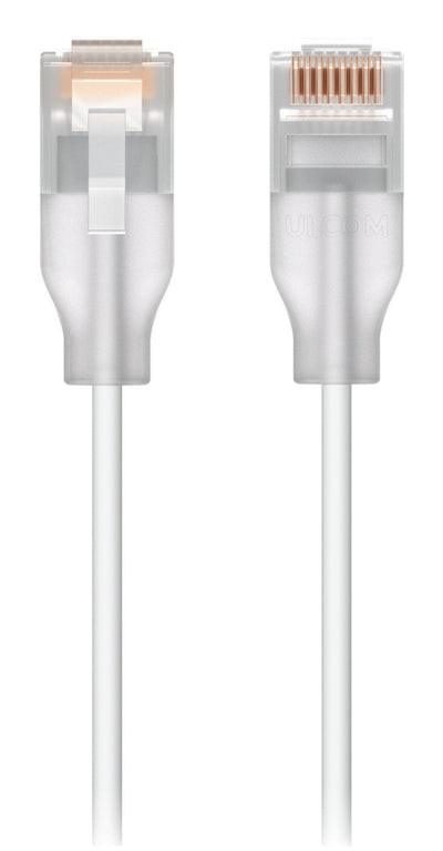 Ubiquiti UACC-CABLE-PATCH-EL-2M-W Network Cable Translúcido, White CAT.6 — image 1
