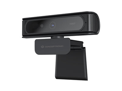 Conceptronic Webcam FHD Amdis 1080P USB Reconocimiento Facial Windows Hello 30FPS Angulo Vision 80º — image 1
