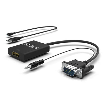Inca Adapter IVTH-02 VGA + USB-A + Audio HDMI 0.2M Retail — image 1