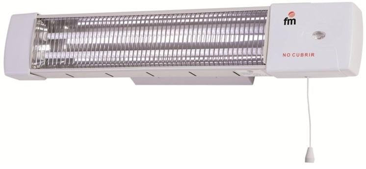 Fm Estufa Eléctrica Cuarzo 1502-C 1200W 2 Niveles Power (600/1200W) 2* Barcodes Cuarzo Includes Stands Fijació