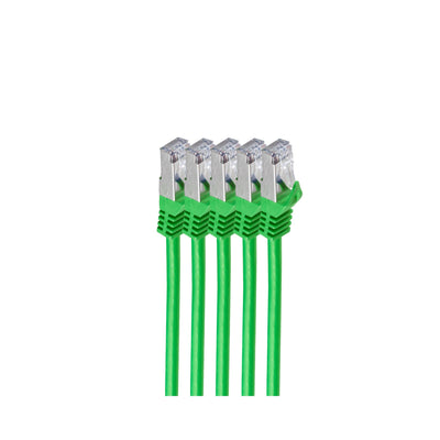 Shiverpeaks RJ45 Network Cable S FTP, CAT.7 VE5, 1M Green — image 1