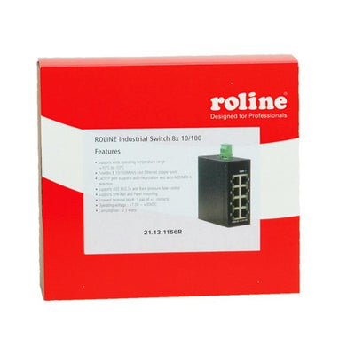 Roline Industrial Switch 8X RJ-45 Unmanaged — image 1
