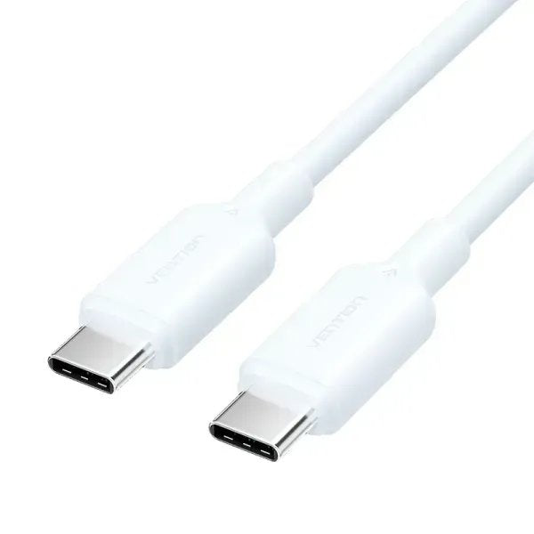 Vention USB Cable 2.0 Type-c 3A Trcsh USB Type-c Male USB Type-c Male Up To 60W 480Mbps 2M Blue