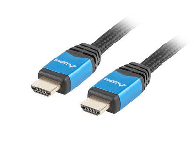 Lanberg HDMI Cable CA-HDMI-20CU-0010-BL Connectors Male/Male Chapados Oro Housing Aluminium Resolution Up To 3 — image 1