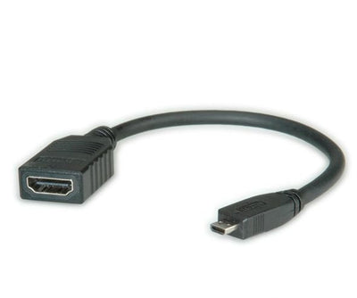 Value Cable HDMI - Micro HDMI 0.15M HDMI 0,15M HDMI Type a Standard HDMI Type D (micro) Black — image 1