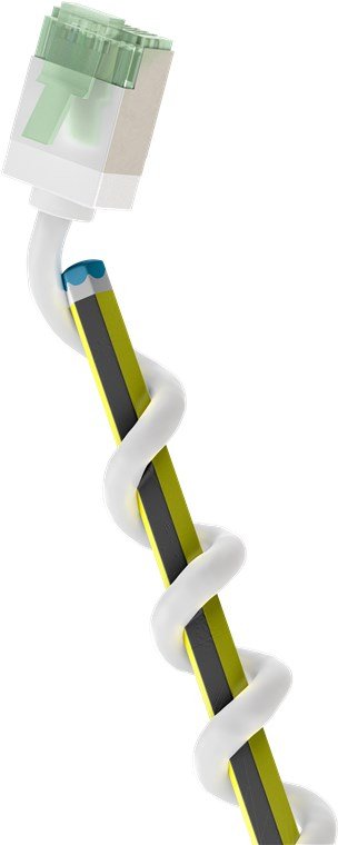 Goobay Cable Patch Ultraflexible CAT.8.1 Slim U/FTP White 2 Metres Clavijas Extracortas 74361