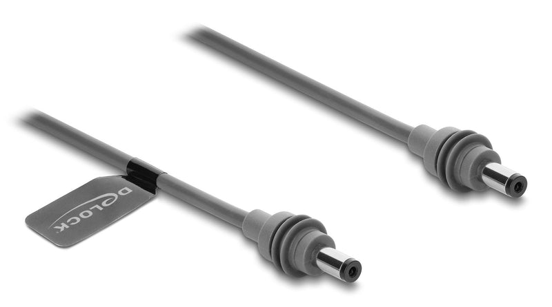 Delock DC 5,5 X 2,1MM a DC 5,5 X 2,1MM Cable Compatible With Starlink Mini, 2M Grey