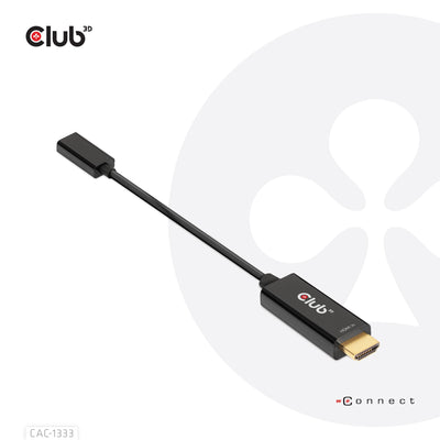 CLUB3D Adapter HDMI 2.0 USB-C 4K@60HZ Aktiv M/H Retail — image 1