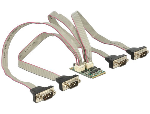 Módulo Minipcie I Or PCIE Full Size 4 X Serie RS-232 With Power Supply — image 1