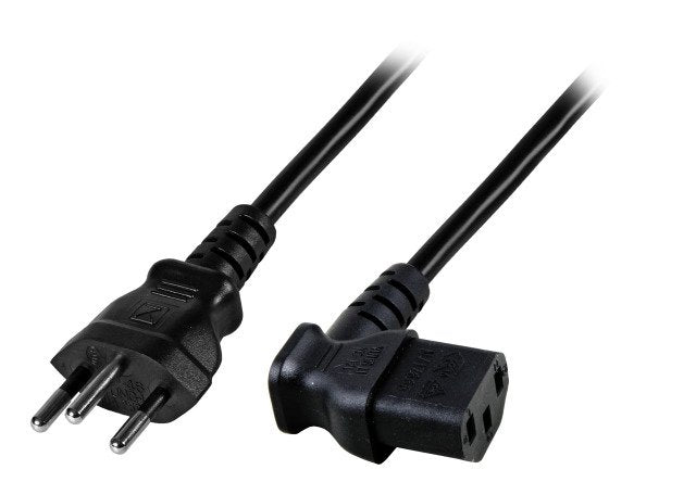 Efb Cable Power Schweiz Type 12 - C13 90°,SW,1.8M,3X0.75MM