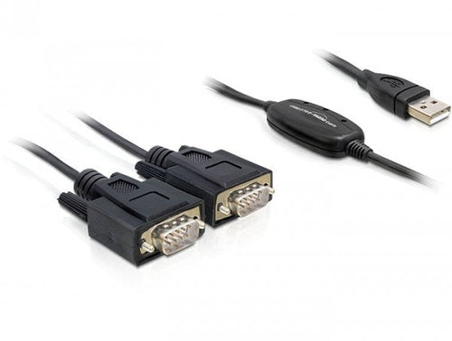Delock USB Cable a - 2X D-SUB9 M/M 1.40M — image 1
