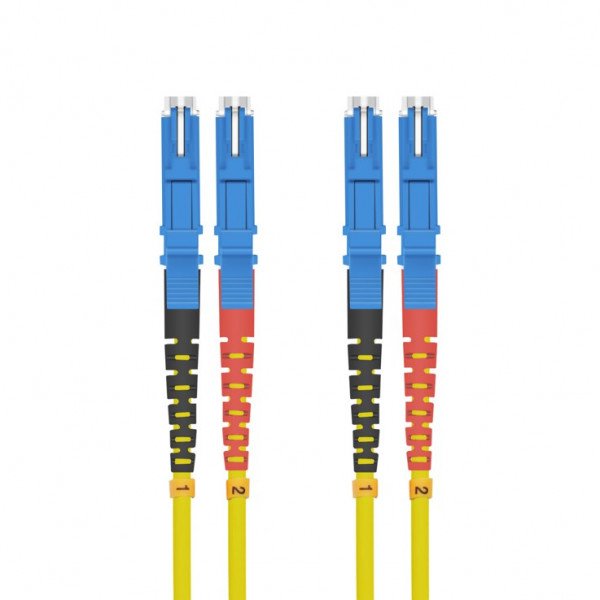 Helos Lwl Network Cable E2000®/E2000® (lsh) Duplex 9/125?M OS2 Yellow 3,0M