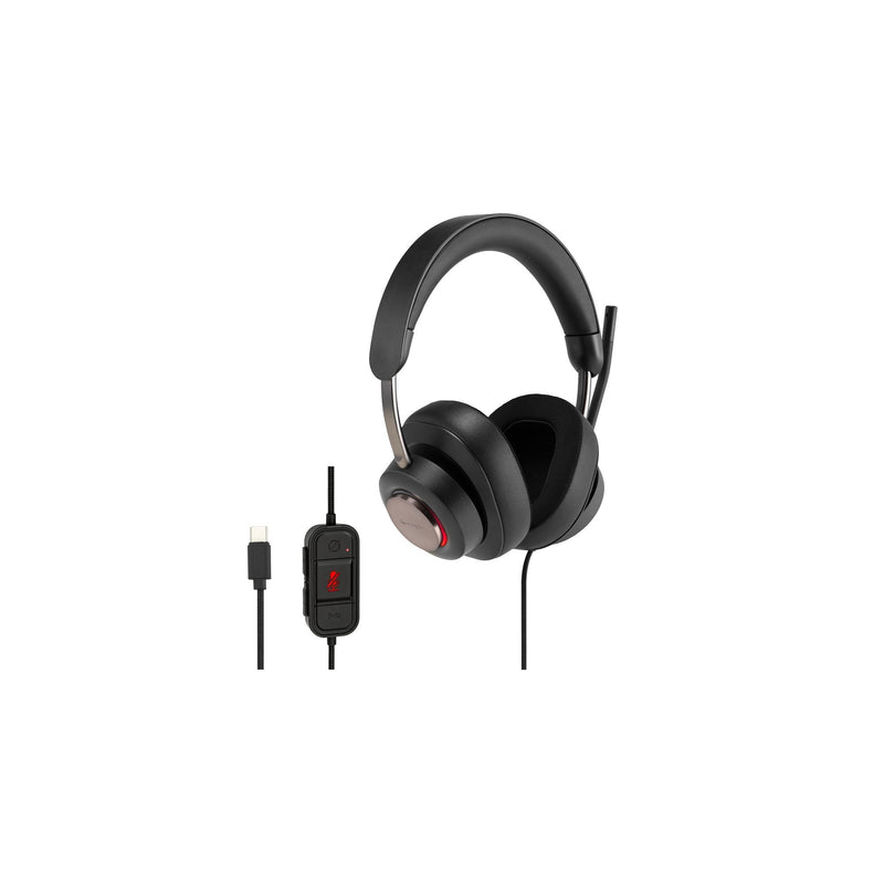 Kensington Headphones H2000 Provc USB-A USB-C Black