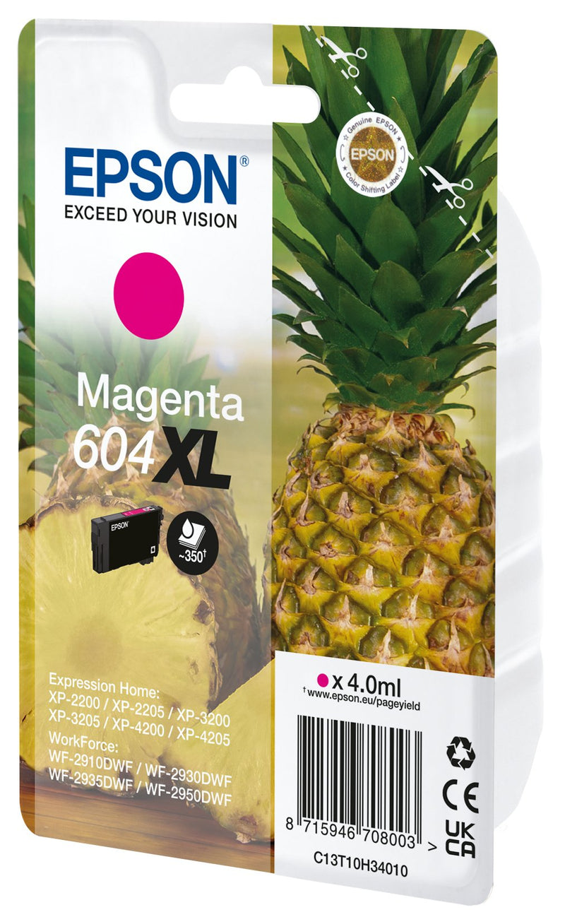 Epson Ink 604XL Genuine High Yield (xl) Magenta