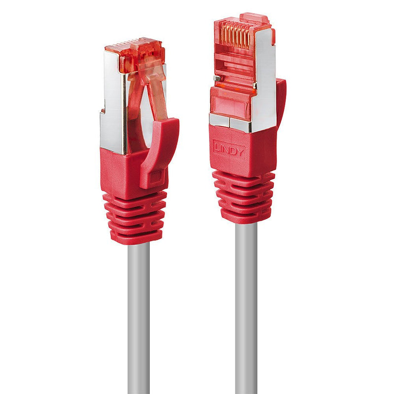 Lindy Network Cable CAT.6 Crossover S FTP Grey Red 7.50M
