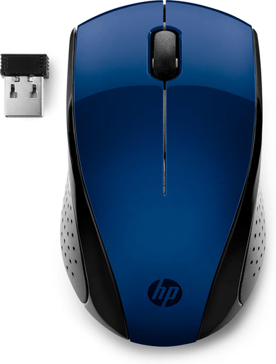 HP Wireless Mouse 220 Lumiere Blue 2.4GHZ 1200PPP 3 Buttons LED Blue 1600DPI Nano Receptor USB 1*AA — image 1