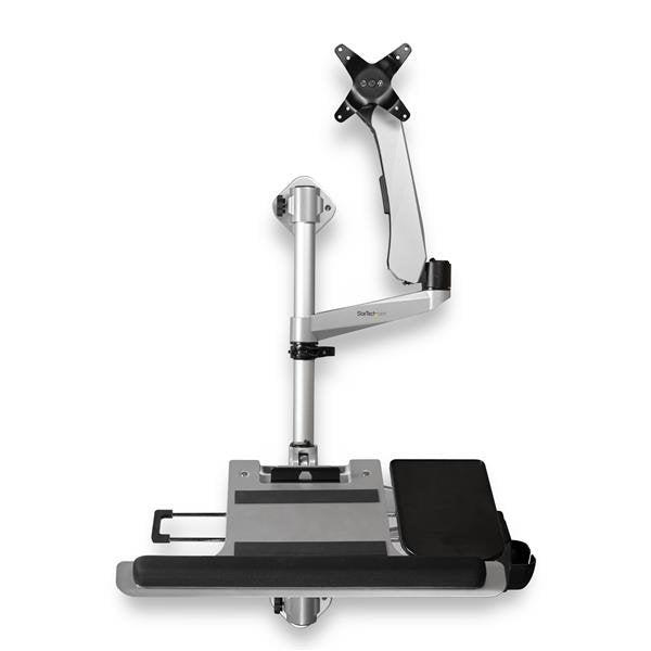 StarTech.com Estación Trabajo Assembly Wall 1 Monitor Up To 30 With Arm Articulado And Stand Keyboard Kit D