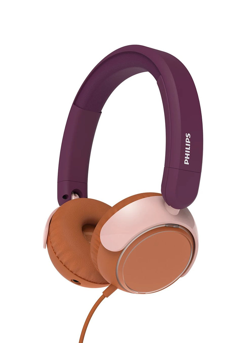 Philips Headphones 2000 Series TAK2000MP/00 Alámbrico Diadema Llamadas/Música USB Type-c Orange Púrpura, Pink