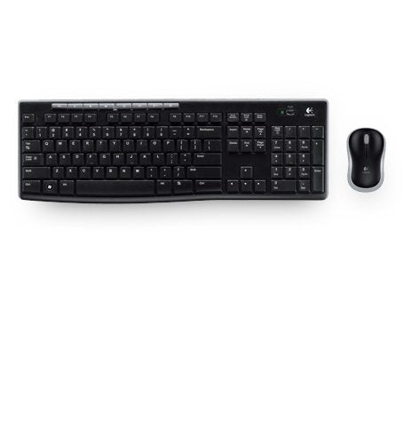 Logitech MK270 Wireless Combo Set Of Keyboard And Wireless Mouse 2.4GHZ Checo