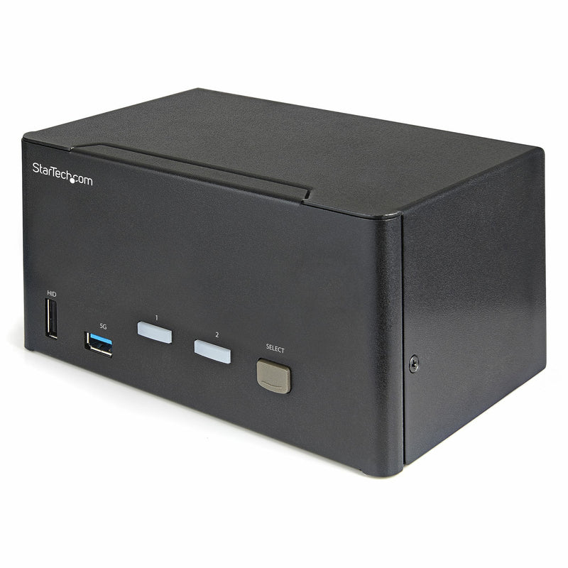 StarTech KVM 2 Port Triple Monitor DP Switch 4K 60HZ, DP 1.2, 4x USB 2.0