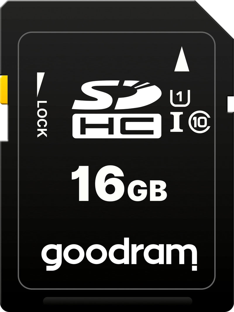 Goodram SD S1A0-0160R12 (16GB, Class 10, Class U1, V10, Memory Card)