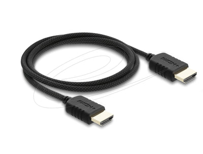 Delock Koaxiales High Speed HDMI Cable 8K 60 HZ 48Gbps With Geflechtmantel 1M — image 1