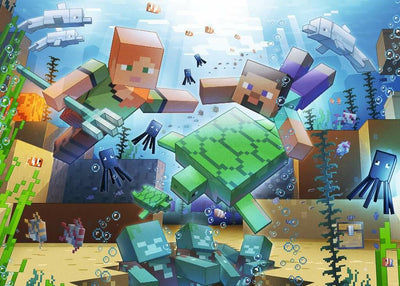 Puzzle 1000 Elementów Minecraft Mozaika — image 1