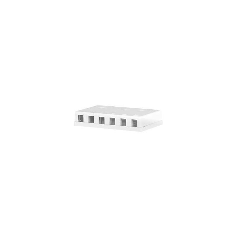 Efb Keystone Box Of Conexiones, 6PORT, Aufputz,