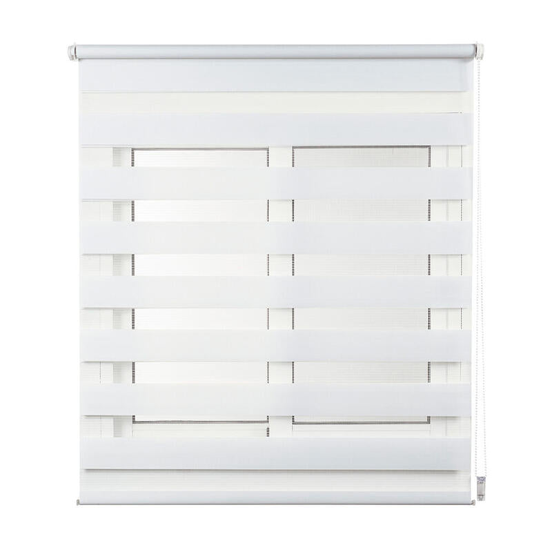 Estor Enrollable Clip&fix Noche&dia White 60X180CM