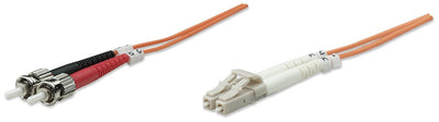 Intellinet 1.0M Lc-st M/M Cable Fibre Optic 1M OM2 Orange — image 1