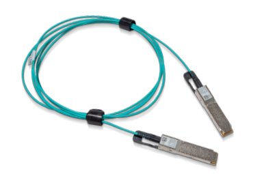 NVIDIA Cable MFS1S00-H005V Fibre Optic And Infiniband 5M QSFP56 Black Blue