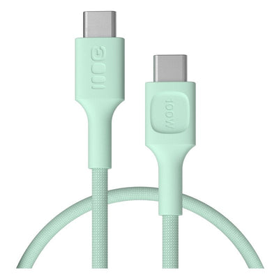 Green Cell USB-C To USB-C Cable Powerstream 100W 0.3M Green - Braided — image 1
