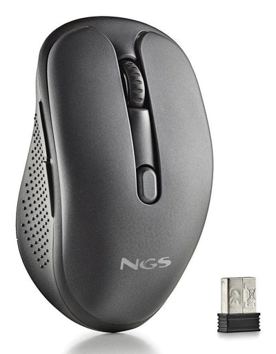Ngs Wireless Mouse Evo Spook Quiet Battery Rechargeable Up To 1600 DPI Black — image 1