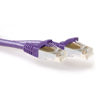 Purple 15 Meter Lszh SFTP CAT.6A Patch Cable Snagless With RJ45 Connectors — image 1