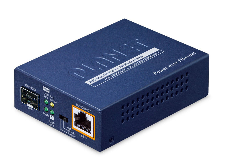 Planet 1-PORT 100/1000X Sfp To Convertidor Medio 1000 Mbit/S Blue