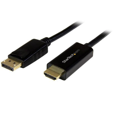 StarTech Cable DisplayPort a HDMI 1M Ultra HD 4K Black DP2HDMM1MB — image 1