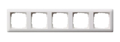 Gira - Standard 55 - Frame 5-VÍAS White Puro Satinado* — image 1