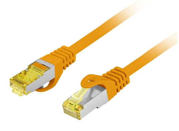 Lanberg Network Cable CAT.6A S FTP Lszh Cu 5M Orange Fluke Passed