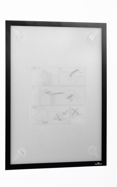 Duraframe Wallpaper A3 Frame Informativo Black — image 1