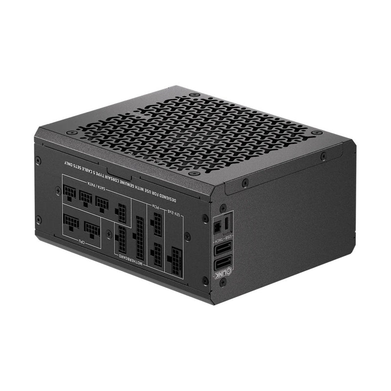 Corsair Power Supply Aliment. Icue Link HX1000I Shift 1000 Watt 80 + Platinum Full Modular PCIE 5.1 ATX 3.1 CP