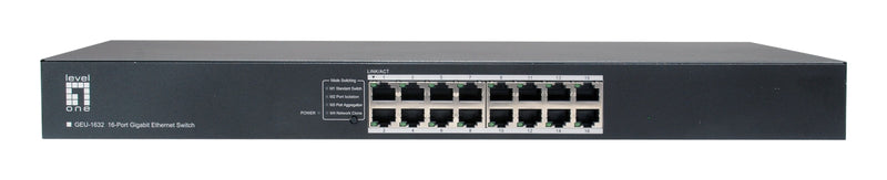 Levelone Switch 16XGE 19 Unmanaged Metal
