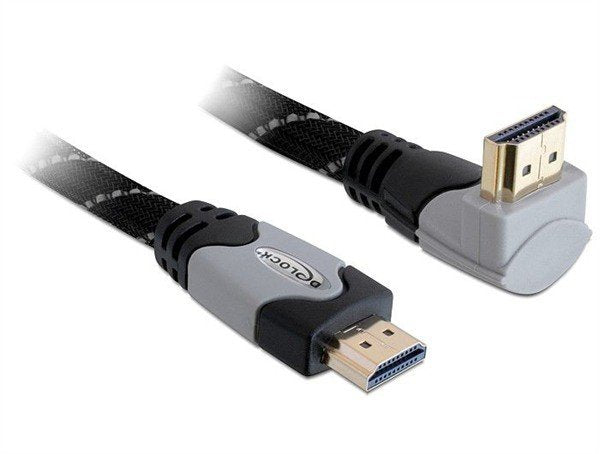 Delock HDMI Cable a Male HDMI a Male Angular 4K 2M