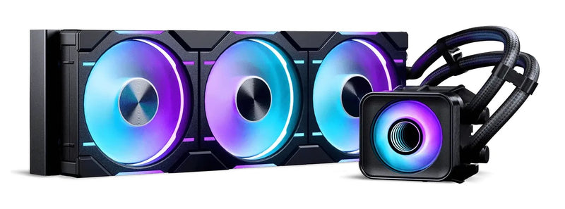 Phanteks K Glacier One 360D30 X2 Drgb Black Aio-refrigeración Líquida