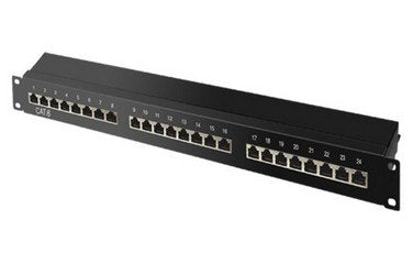 Patch Panel CAT.6 48,26CM (19 ) 24 Ports