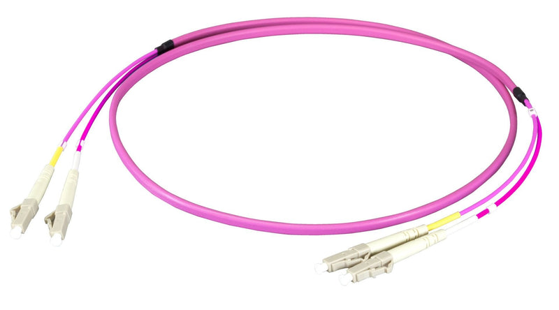 Efb Duplex Network Cable Flat-twin Lc-lc OM4 7,5M Lszh 3X5MM Erikaviolett