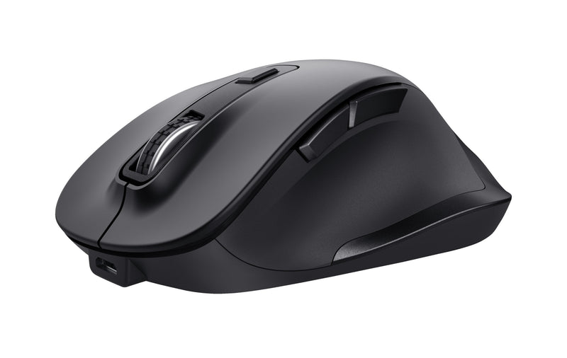 Trust Mouse Ergonómico Wireless Fyda Eco Battery Rechargeable Up To 2400 DPI