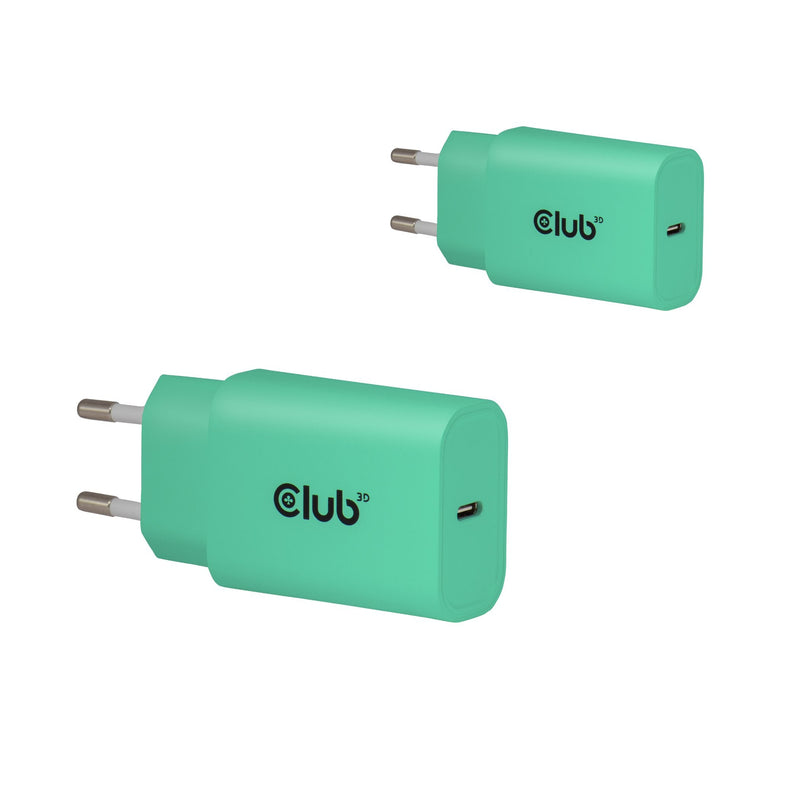 CLUB3D Lifemyle Charger USB-C 30WATT, 2MK Green Retail
